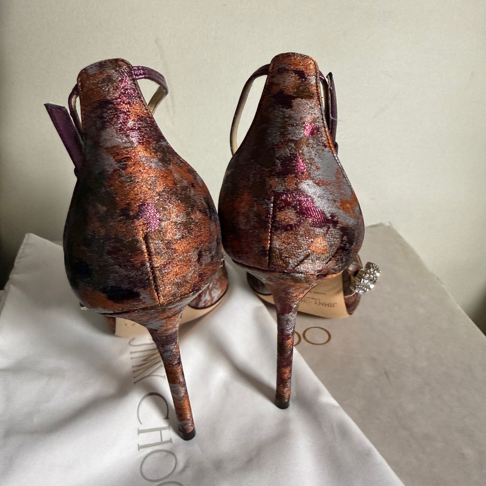 Jimmy Choo Bobbie Embellished Heels 100 - Picture 9 of 9